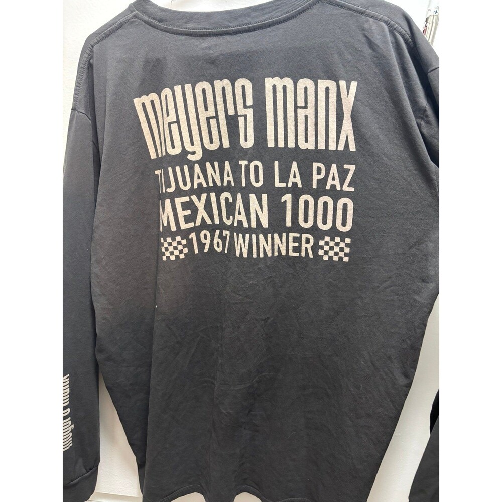 Meyers Manx Tijuana to La Paz Mexican 1000 Racing Long Sleeve Shirt Mens XL